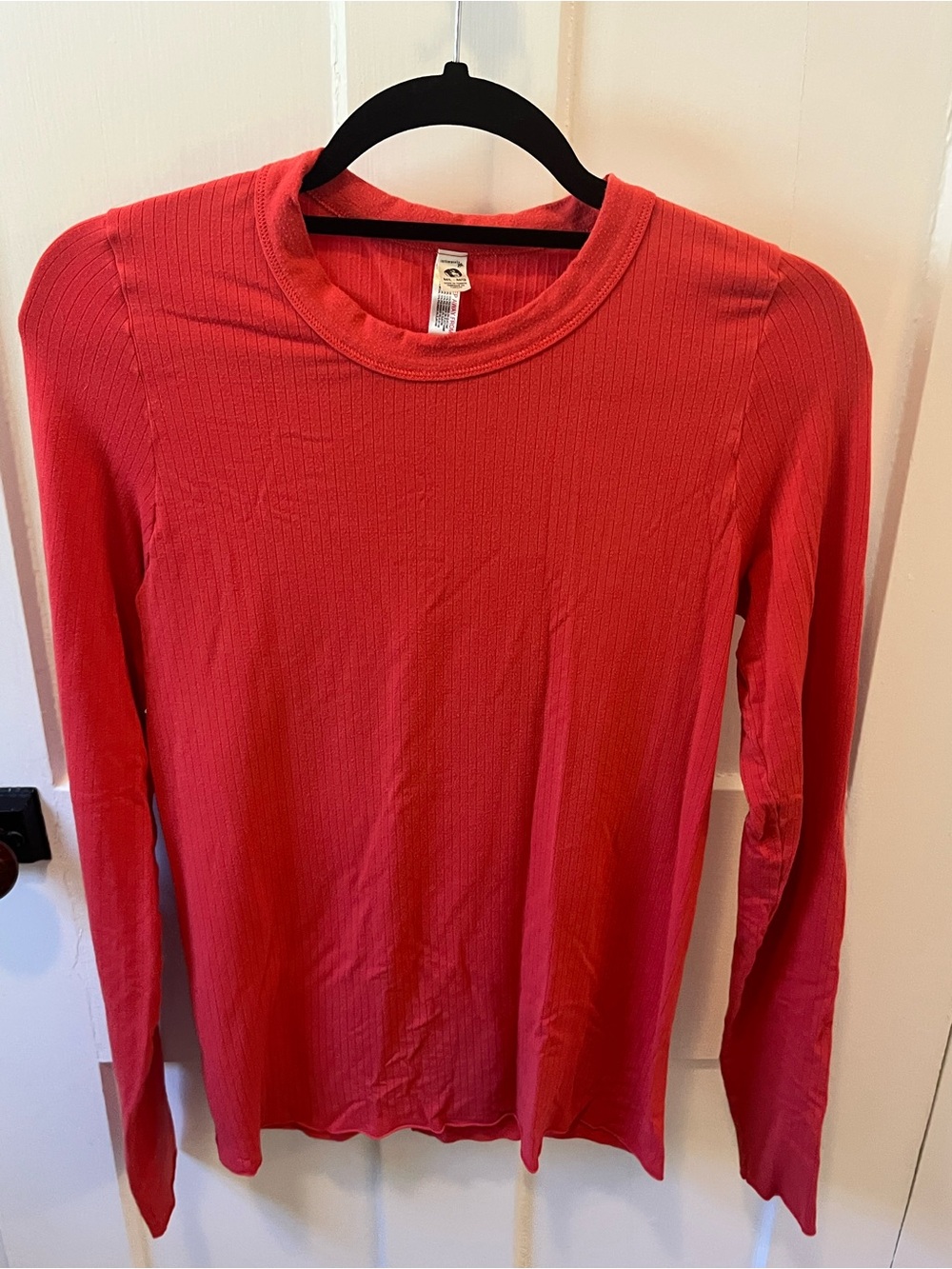 Intimately Free People So Soft Seamless Modal Long Sleeve Hot Pink / Salmon M/L